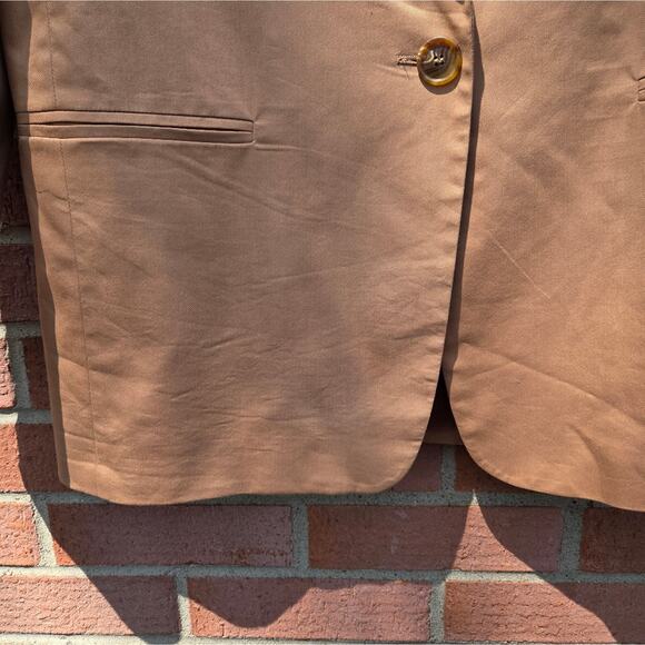 THE ANDAMANE Guia oversized single breasted blazer Caramel Size 6 38 - Picture 5 of 13